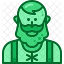 Avatar De Hombre Irlandes Icono