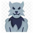 Hombre Lobo Halloween Monstruo Icono