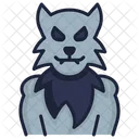 Hombre Lobo Halloween Monstruo Icono