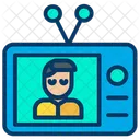 Noticias De Television Canal De Noticias Presentador De Noticias Icono