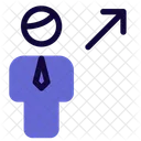 Hombre Mover Mover Usuario Usuario Icono