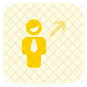Hombre Mover Mover Usuario Usuario Icono