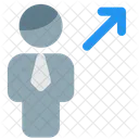 Hombre Mover Mover Usuario Usuario Icono