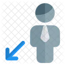 Hombre Mover Mover Usuario Usuario Icono