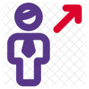 Hombre Mover Mover Usuario Usuario Icono