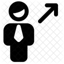Hombre Mover Mover Usuario Usuario Icono