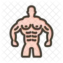 Culturista Gimnasio Hombre Fuerte Icono