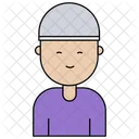 Hombre Musulman Musulman Islam Icono