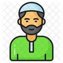 Avatar De Hombre Musulman Icono