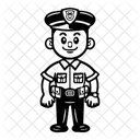 Hombre Policia Policia Hombre Icon