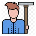 Trabajo Hombre Limpio Icon