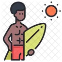 Hombre Tabla De Surf Tabla De Surf Tabla De Surf Icono