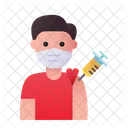 Hombre Vacunacion Hombre Usuario Icon