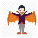 Hombre Vampiro Vampiro Halloween Icono