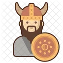 Hombre Vikingo Hombre Vikingo Medieval 아이콘