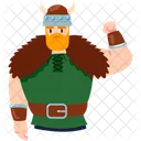 Hombre Vikingo Vikingo Hombre Icono