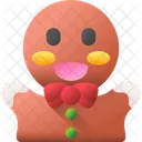 Hombre De Pan De Jengibre Pan De Jengibre Navidad Icono