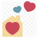 Home Heart Love Icon