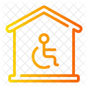 Home Disabled Wheelchair Icon