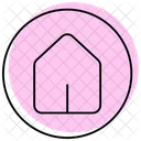 Home Color Shadow Thinline Icon Icon