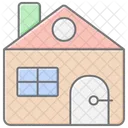 Home Icon Lineal Color Icon Icon