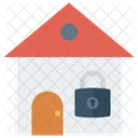 House Lock Home Icon