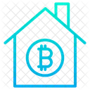 Bitcoin Home Bitcoin House House Icon