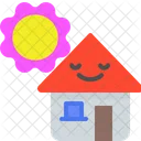 Home House Sun Icon