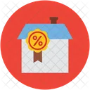 Home Percentage Sign Icon