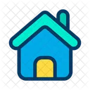 House Building Home Button Icon