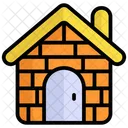 House Building Man Icon