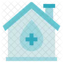 Blood Donation Medical Home Icon