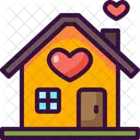Home Heart Shelter Icon