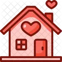 Home Heart Shelter Icon
