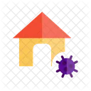 Virus House Icon