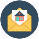 Home In Envelope Icon