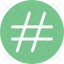 Hashtag Marketing Sign Icon