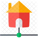 Home House Landscape Icon Icon