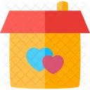 Home Heart Day Icon