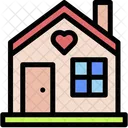 Home Shelter Heart Icon