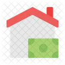 Home Working Cash Icon