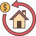 Home Refinance Mortgage Icon