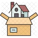 Home Relocation Moving Icon