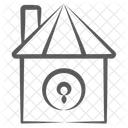 House Lock Home Access Real Estate Icon