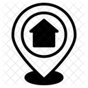Home Address Home Location House Icon