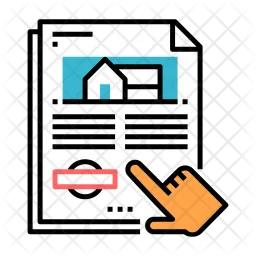 Home agreement  Icon
