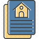 Home Agreement House Agreement Registration Property Icon