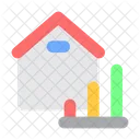 Home Analytics Property Analytics Real Estate Analytics Icon