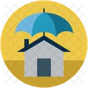 Home And Umbrella Icon