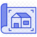 Home Architecture Blueprint Icon